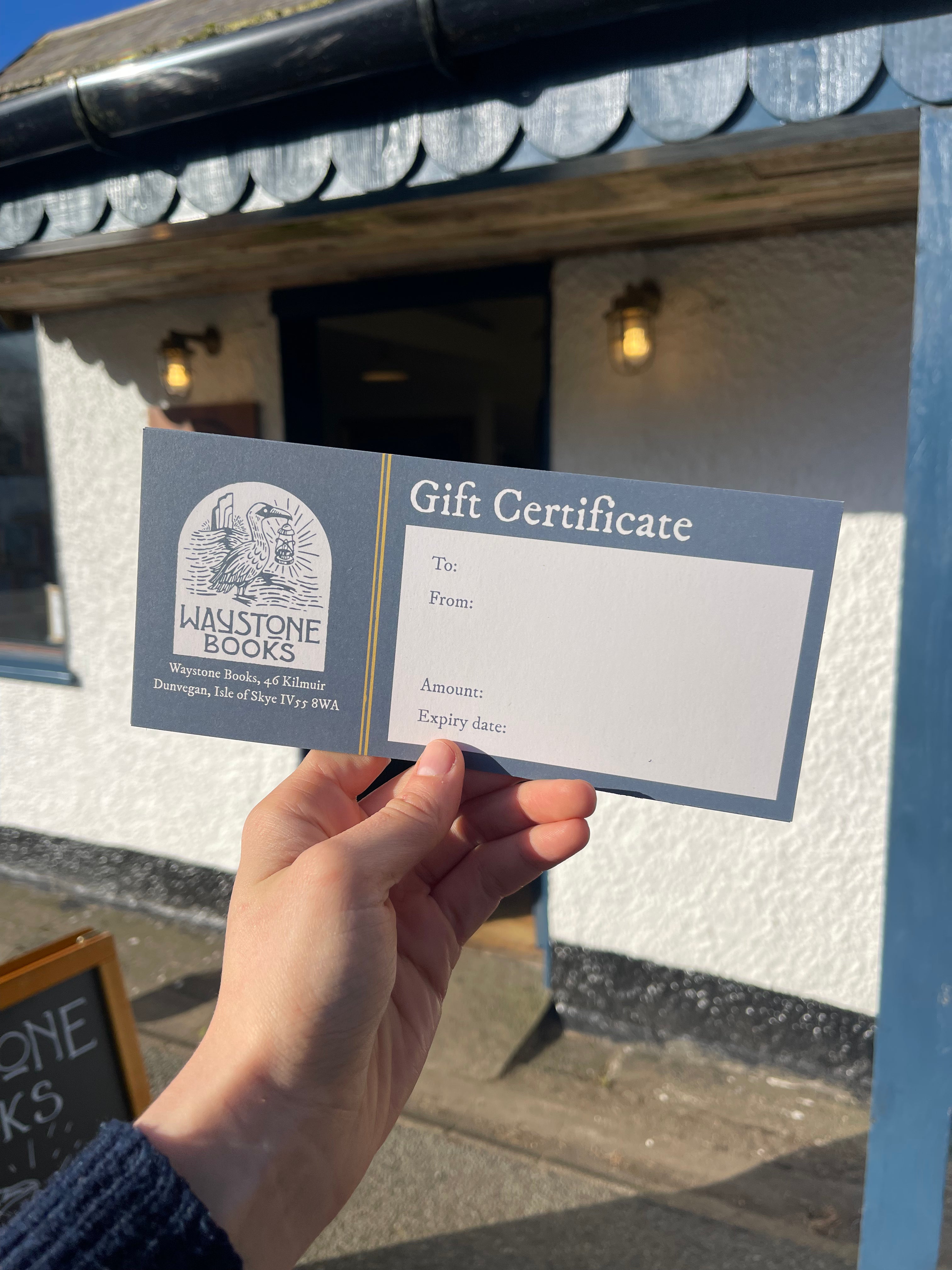 Waystone Books Gift Voucher