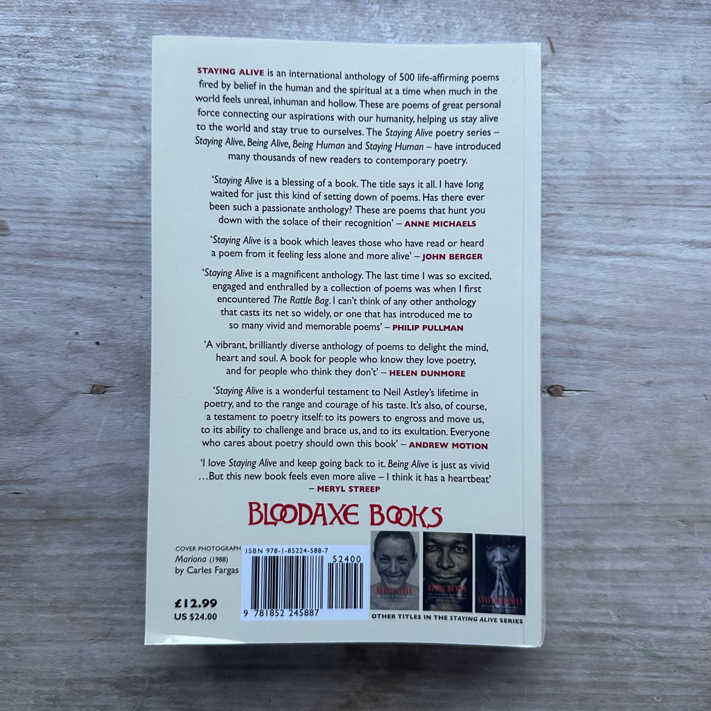 Staying Alive : real poems for unreal times