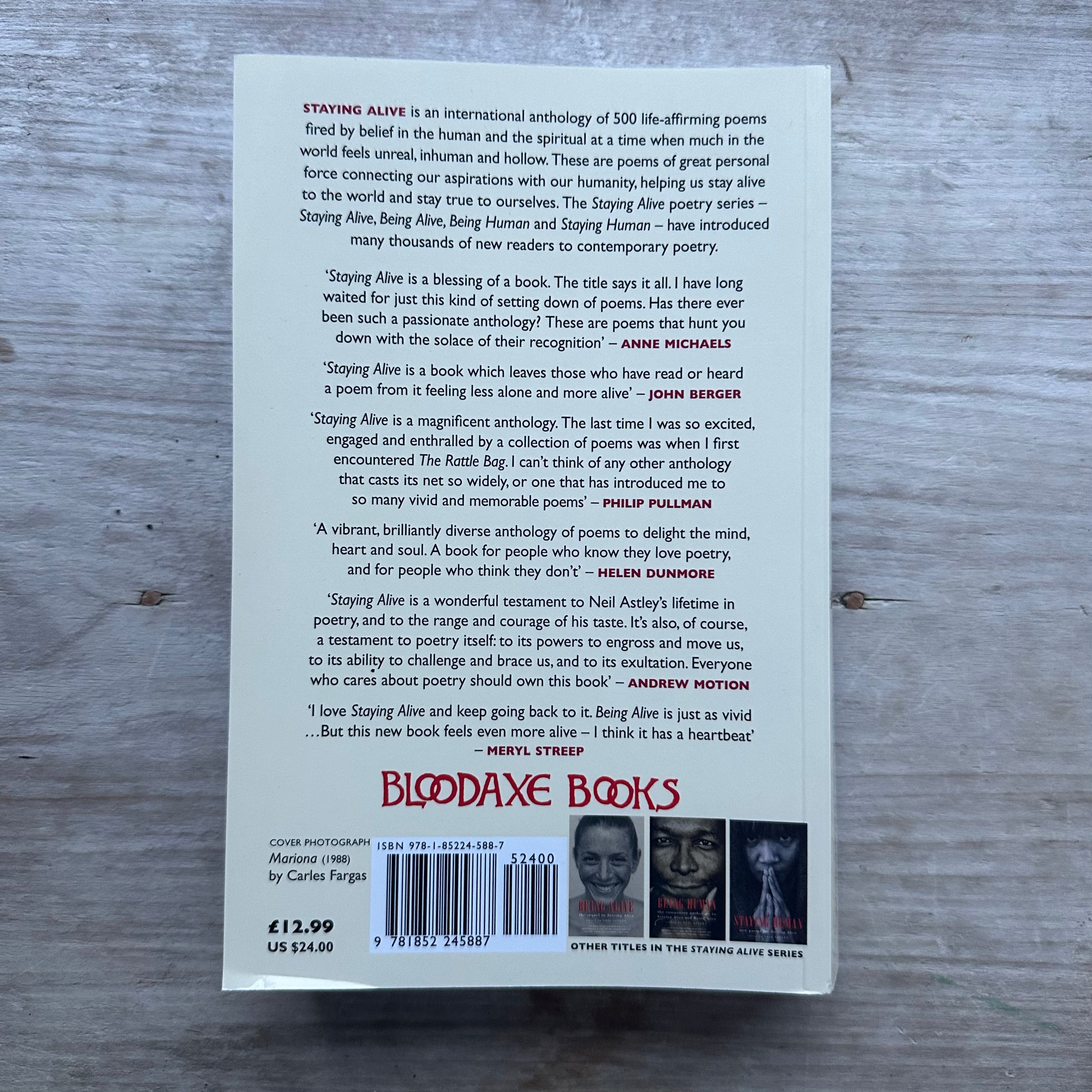 Staying Alive : real poems for unreal times